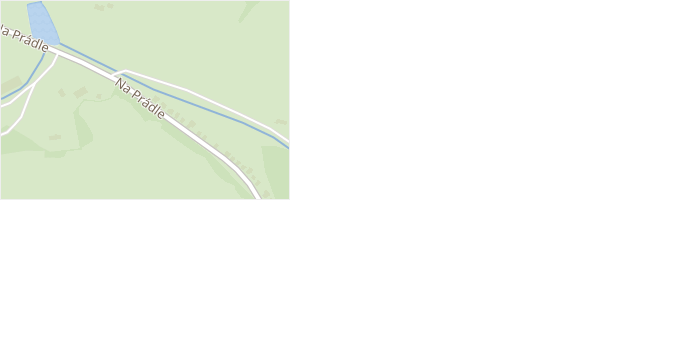 Na Prádle v obci Kašperské Hory - mapa ulice