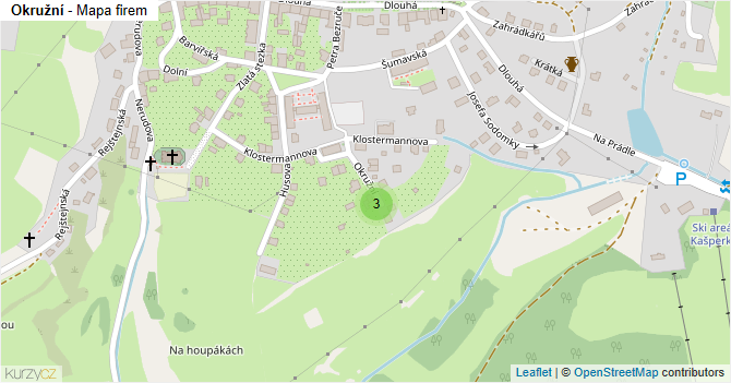 Okružní - mapa firem