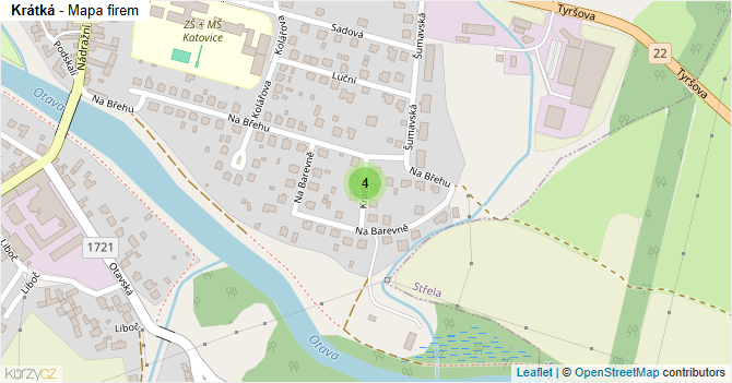 Krátká - mapa firem