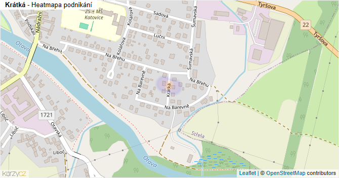 Krátká - mapa podnikání