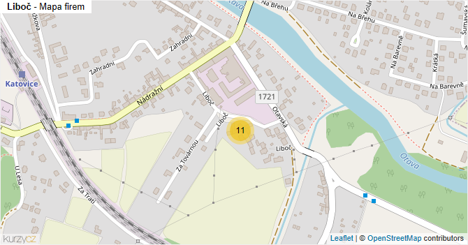Liboč - mapa firem