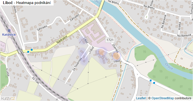 Liboč - mapa podnikání