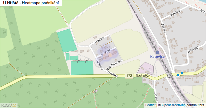 U Hřiště - mapa podnikání