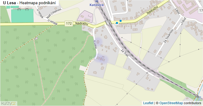 U Lesa - mapa podnikání