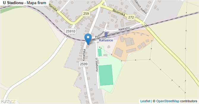 U Stadionu - mapa firem