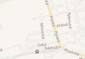 Mrtnická v obci Kaznějov - mapa ulice
