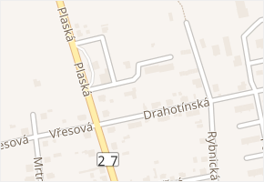 U Pumpy v obci Kaznějov - mapa ulice