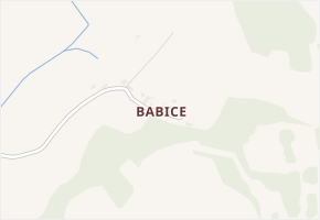 Babice v obci Kbel - mapa části obce