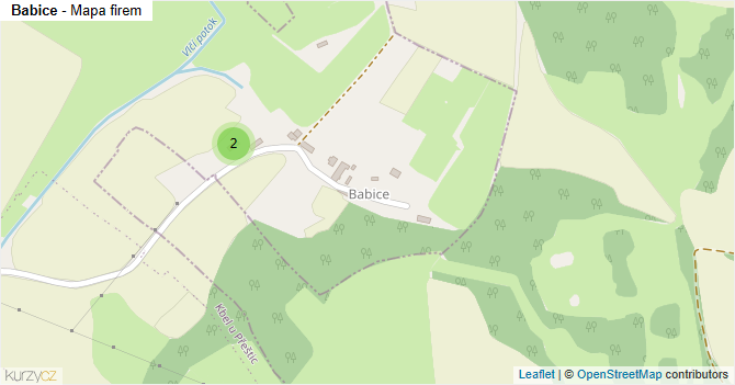 Babice - mapa firem