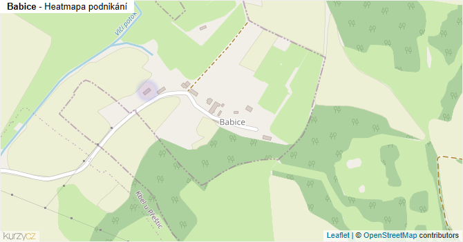 Babice - mapa podnikání