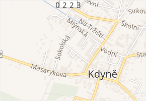 Bratří Tšídů v obci Kdyně - mapa ulice