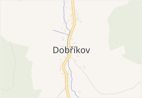 Dobříkov v obci Kdyně - mapa části obce