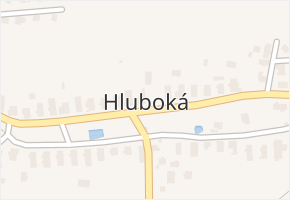 Hluboká v obci Kdyně - mapa části obce