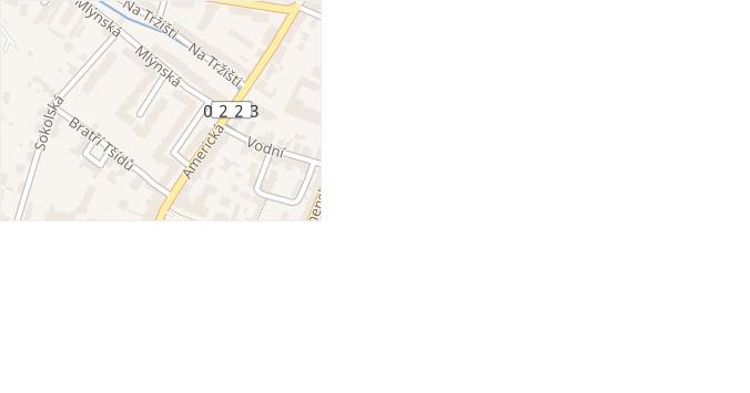 Na koželužně v obci Kdyně - mapa ulice