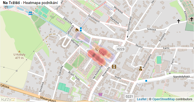 Na Tržišti - mapa podnikání