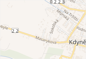 Šmídova v obci Kdyně - mapa ulice