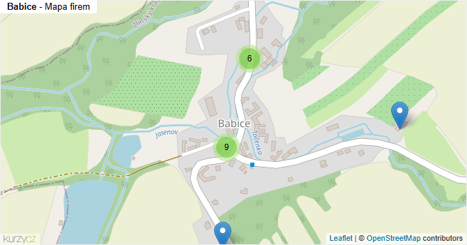 Babice - mapa firem