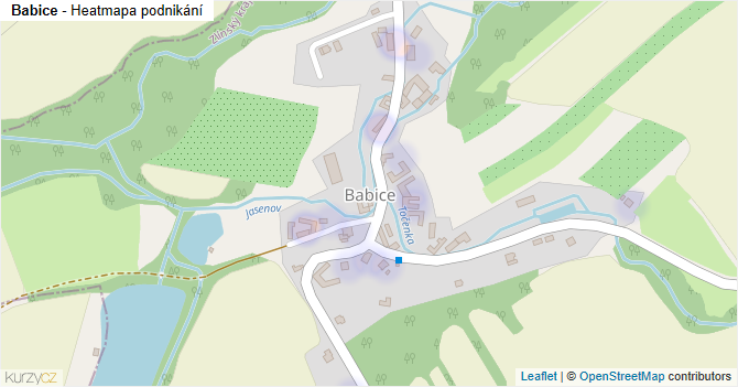 Babice - mapa podnikání
