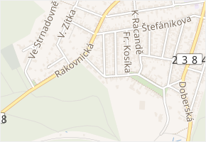 Ant. Fouska v obci Kladno - mapa ulice