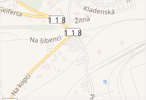 Motyčínská v obci Kladno - mapa ulice