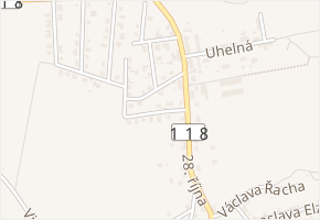 Na Obloucích v obci Kladno - mapa ulice