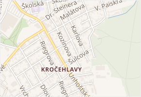 Ořechová v obci Kladno - mapa ulice