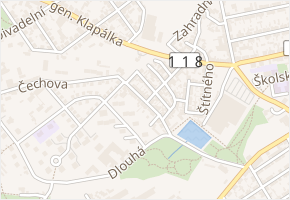 Patejdlova v obci Kladno - mapa ulice