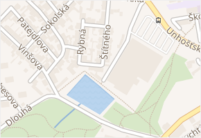 Štítného v obci Kladno - mapa ulice