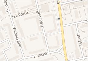Unhošťská v obci Kladno - mapa ulice