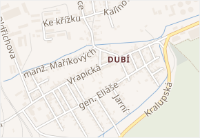 V. Doubnera v obci Kladno - mapa ulice