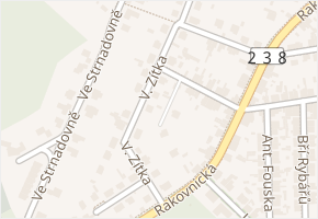 V. Zítka v obci Kladno - mapa ulice