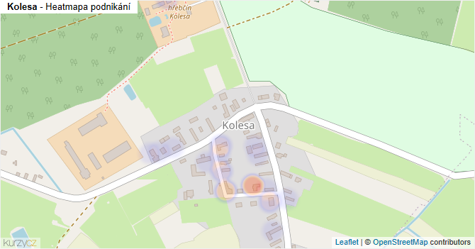 Kolesa - mapa podnikání