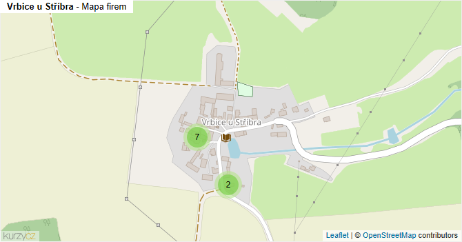 Vrbice u Stříbra - mapa firem