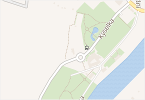 Kyselka v obci Klášterec nad Ohří - mapa ulice