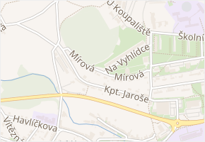 Mírová v obci Klášterec nad Ohří - mapa ulice
