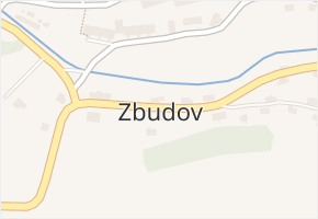 Zbudov v obci Klášterec nad Orlicí - mapa části obce