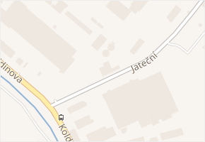 Jateční v obci Klatovy - mapa ulice