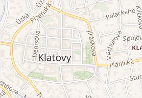 Kryštofa Haranta v obci Klatovy - mapa ulice