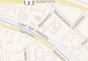 nábř. Kpt. Nálepky v obci Klatovy - mapa ulice