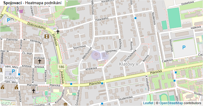 Spojovací - mapa podnikání
