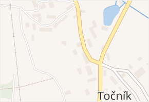 Točník v obci Klatovy - mapa části obce