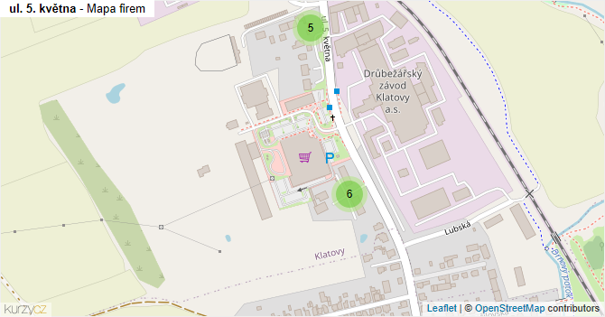 ul. 5. května - mapa firem