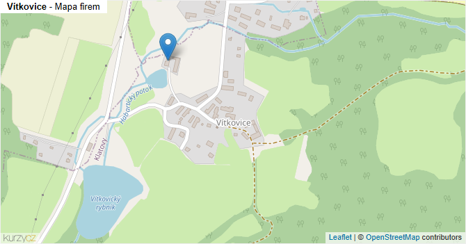Vítkovice - mapa firem