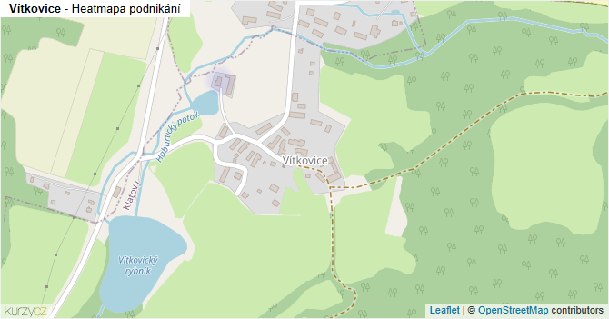 Vítkovice - mapa podnikání