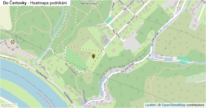 Do Čertovky - mapa podnikání
