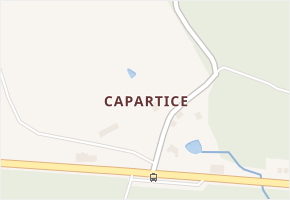 Capartice v obci Klenčí pod Čerchovem - mapa části obce