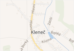 Krátká v obci Kleneč - mapa ulice