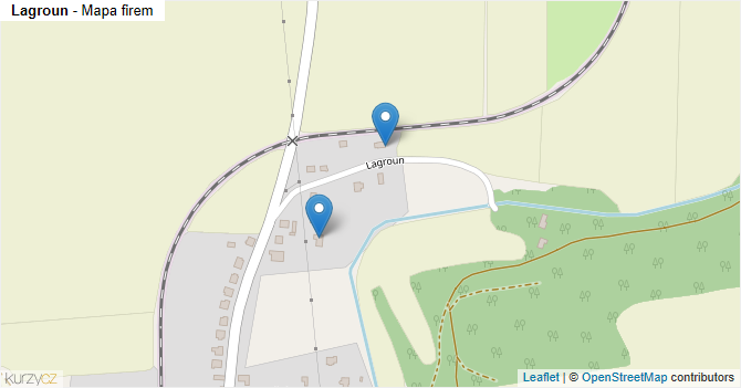 Lagroun - mapa firem