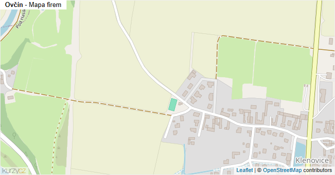 Ovčín - mapa firem