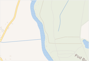 Pod Bory v obci Klenovice - mapa ulice